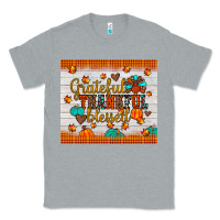 Heather Grey grateful thankful blessed Classic Tee - JahusDesignShop