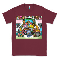 Burgundy easter Classic Tee - CowhideDigitalArt