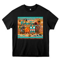 Black born to camp Heavy Core Tee - JahusDesignShop