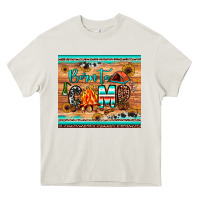 Cream born to camp Heavy Core Tee - JahusDesignShop