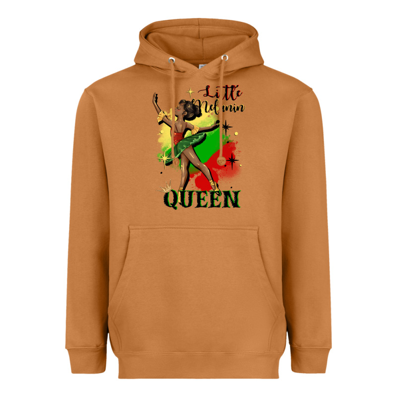 Little Melanin Queen Heavyweight Hoodie by CowGirlArtShop | Teevron