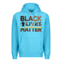 Ocean Blue black lives matter juneteenth Premium Hoodie - CowGirlArtShop