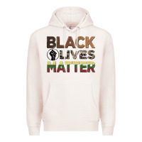 Pale Pink black lives matter juneteenth Premium Hoodie - CowGirlArtShop