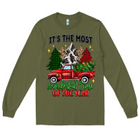 Army Green its the most wonderful time of the year Long Sleeve Tee - MaliasSmallBusiness