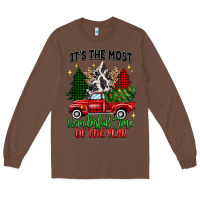Chestnut its the most wonderful time of the year Long Sleeve Tee - MaliasSmallBusiness