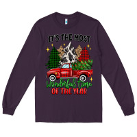 Plum its the most wonderful time of the year Long Sleeve Tee - MaliasSmallBusiness