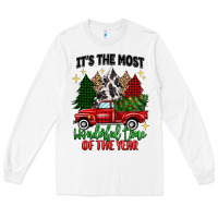 White its the most wonderful time of the year Long Sleeve Tee - MaliasSmallBusiness