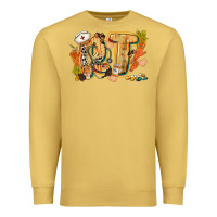 Antique Gold fall rt Premium Sweatshirt - CowGirlArtShop