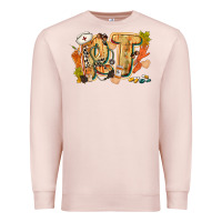 Pale Pink fall rt Premium Sweatshirt - CowGirlArtShop
