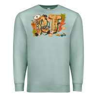 Seafoam fall rt Premium Sweatshirt - CowGirlArtShop