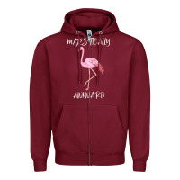Burgundy Majestically Awkward Zipper Hoodie - Bettercallsaul