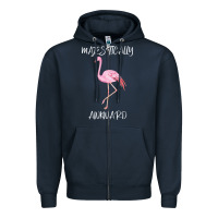 Navy Majestically Awkward Zipper Hoodie - Bettercallsaul