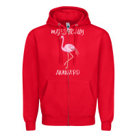 Red Majestically Awkward Zipper Hoodie - Bettercallsaul