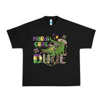 Black mardi gras dude alligator Urban Heavy Tee - MaliasSmallBusiness