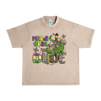 French Oak mardi gras dude alligator Urban Heavy Tee - MaliasSmallBusiness