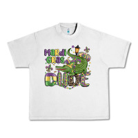 Lunar Rock mardi gras dude alligator Urban Heavy Tee - MaliasSmallBusiness