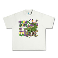 Pistachio mardi gras dude alligator Urban Heavy Tee - MaliasSmallBusiness