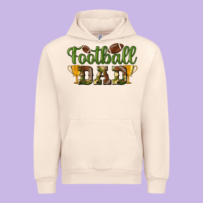 Football Dad Urban Hoodie Designed By Bundleandbundleshop