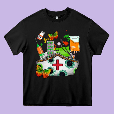 Nurse   Juneteenth Heavy Core Tee Designed By Adodesignshop