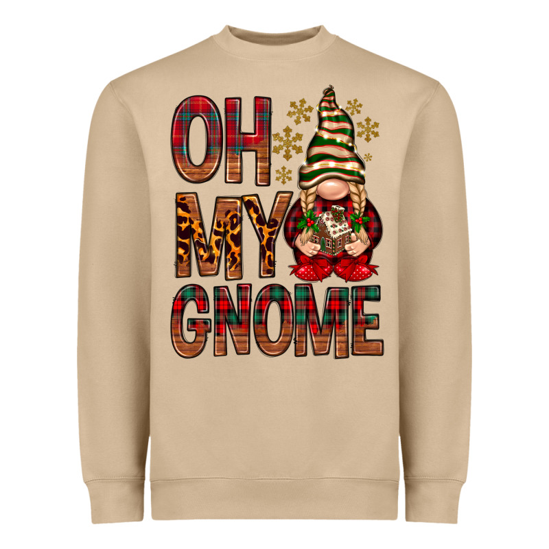 Oh My Gnome Heavyweight Sweatshirt by NancyCooperArtShop | Teevron