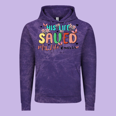 His Life Saved My Life Vintage Hoodie Designed By Maliassmallbusiness