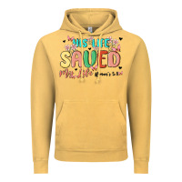 Vintage Mustard his life saved my life Vintage Hoodie - MaliasSmallBusiness