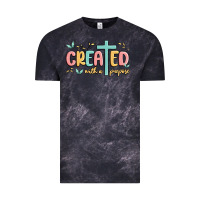 Cloud Black created with a purpose Vintage Tee - MaliasSmallBusiness
