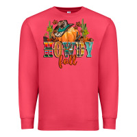 Cardinal howdy fall Premium Sweatshirt - CowGirlArtShop