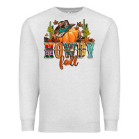 Oatmeal Heather howdy fall Premium Sweatshirt - CowGirlArtShop