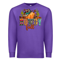 Purple howdy fall Premium Sweatshirt - CowGirlArtShop