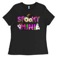 Black spooky mini Ladies Tee - AdoDesignShop