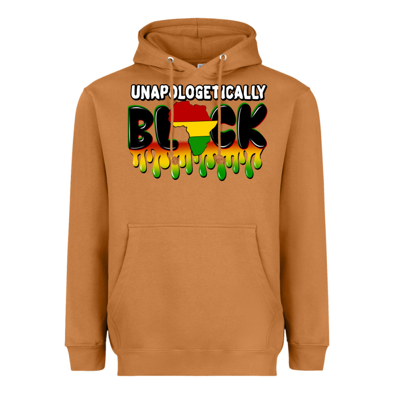 Unapologetically Black Heavyweight Hoodie by CowGirlArtShop | Teevron