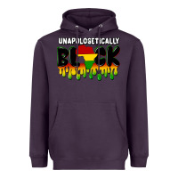Plum unapologetically black Heavyweight Hoodie - CowGirlArtShop