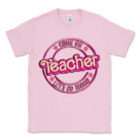 Bubblegum Pink come on teacher let's go teach Classic Tee - MaliasSmallBusiness