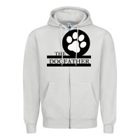 Dove Grey The DogFather Zipper Hoodie - Bettercallsaul