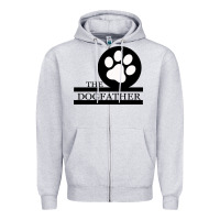 Heather Grey The DogFather Zipper Hoodie - Bettercallsaul