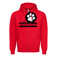 Red The DogFather Zipper Hoodie - Bettercallsaul