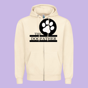 The Dogfather Zipper Hoodie Designed By Bettercallsaul