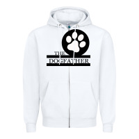 White The DogFather Zipper Hoodie - Bettercallsaul