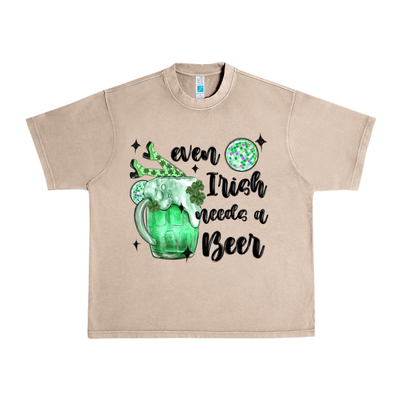Even ırısh Needs A Beer Urban Heavy Tee by MaliasSmallBusiness | Teevron