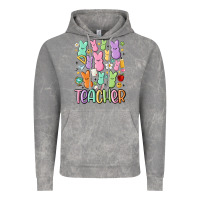Cloud Rock teacher bunny's Vintage Hoodie - MaliasSmallBusiness