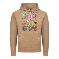 Vintage Coffee teacher bunny's Vintage Hoodie - MaliasSmallBusiness