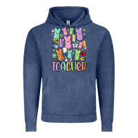 Vintage Denim teacher bunny's Vintage Hoodie - MaliasSmallBusiness