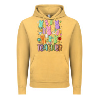 Vintage Mustard teacher bunny's Vintage Hoodie - MaliasSmallBusiness