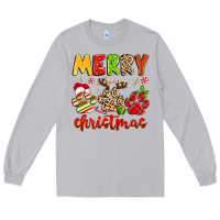 Moon Dust merry christmas paws Long Sleeve Tee - MaliasSmallBusiness