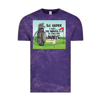 Cloud Purple funny golf Vintage Tee - MaliasSmallBusiness