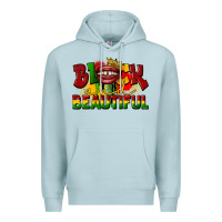 Blue Mist black and beautiful Premium Hoodie - CowGirlArtShop