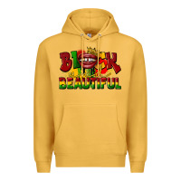 Mustard black and beautiful Premium Hoodie - CowGirlArtShop
