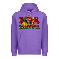 Purple black and beautiful Premium Hoodie - CowGirlArtShop