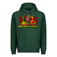 Sports Green black and beautiful Premium Hoodie - CowGirlArtShop